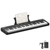 61-Key Portable Keyboard Piano with Stand, Bench, Headphones, and Pedal