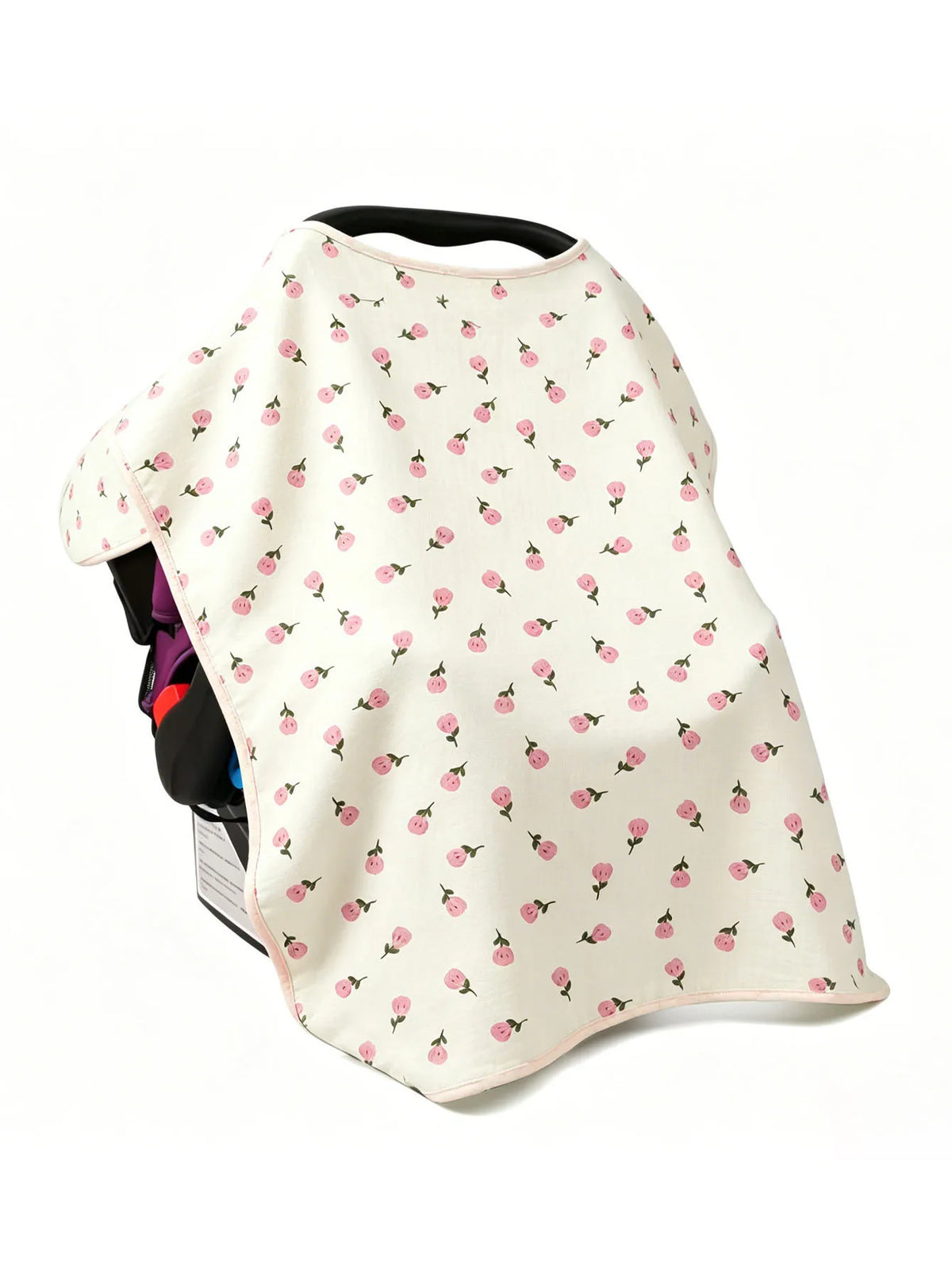 Breathable Baby Nursing Cover – Multi-Use Swaddle & Stroller Sunshade