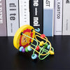 Wooden Bead Maze Roller Coaster with Abacus for Toddlers