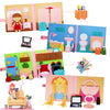Montessori Busy Book for Toddlers – Quiet Activity Book with Life Skills & Pretend Play