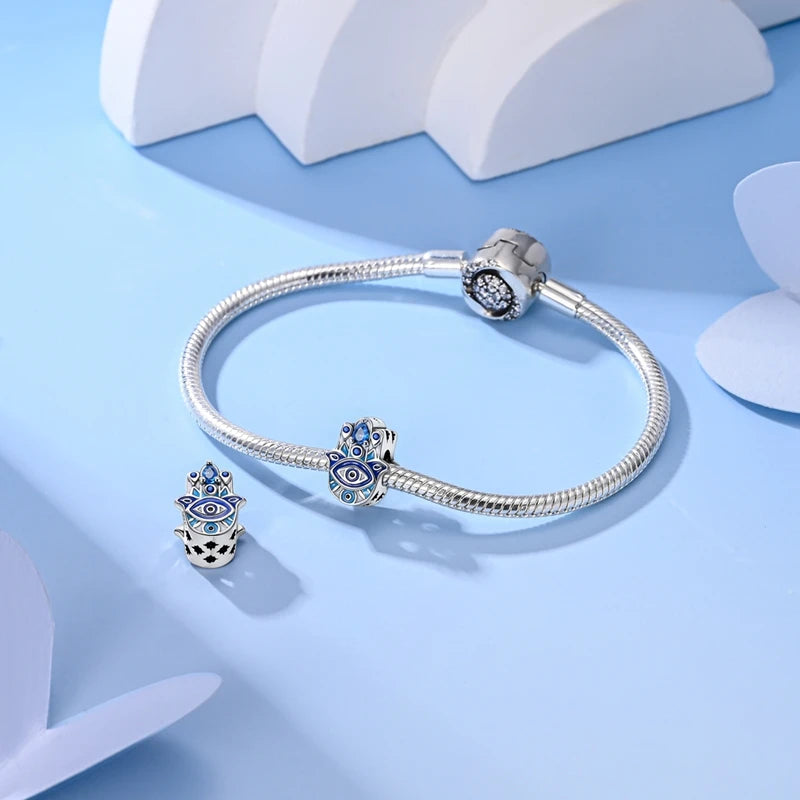 Classic Charm Bead with Cubic Zirconia Accent