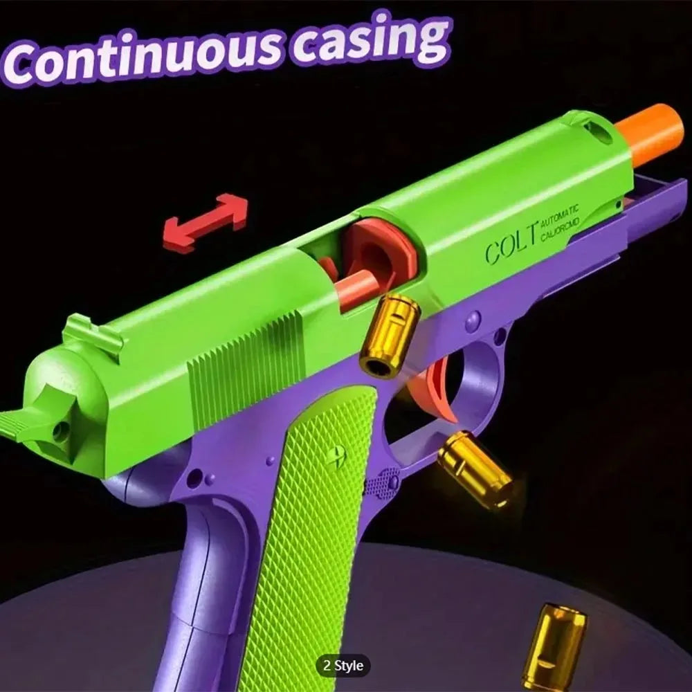 Reusable Toy Gun Shells and Bullets for M1911, SIG17 & USP Models