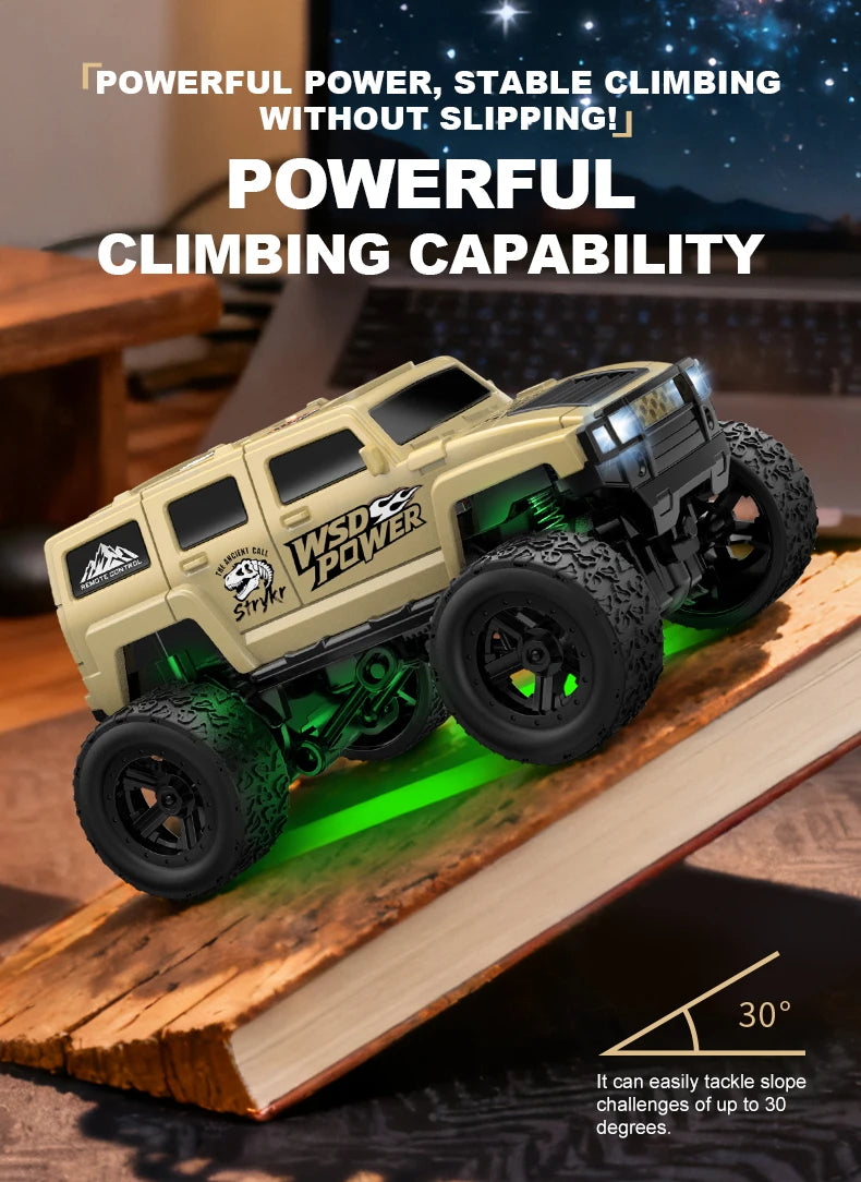 Mini Remote Control Climbing Car with Trailer