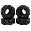 1.0" Mud Terrain Tires for 1/18 & 1/24 RC Crawlers (4-Pack)
