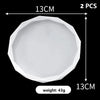 Flower-Shaped Silicone Coaster Mold for Epoxy Resin DIY