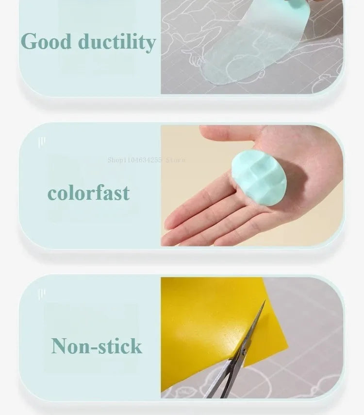 Bendable Resin Clay for DIY Dolls & Character Crafting (12 Colors, 200g)