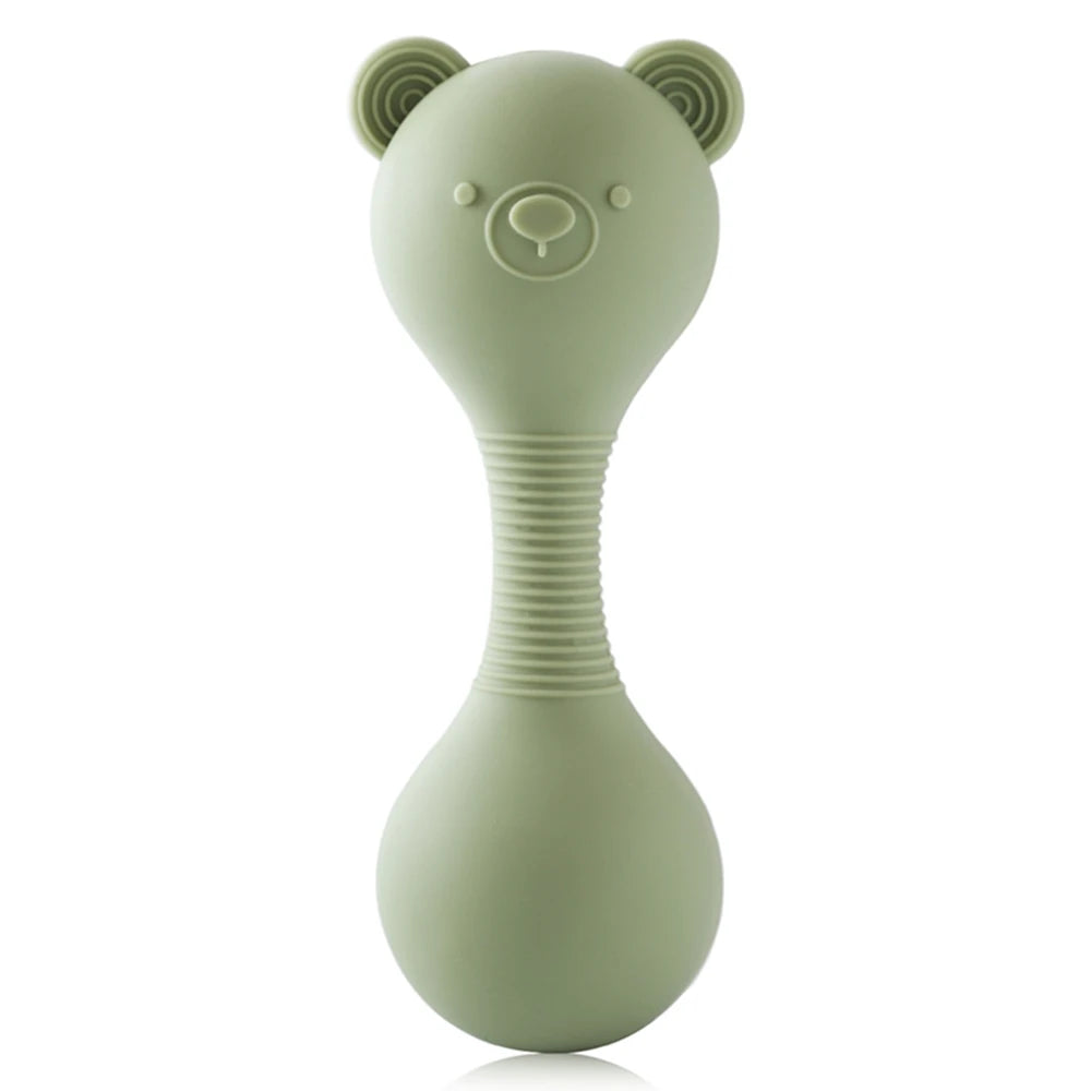 Food-Grade Silicone Rattle Teether for Babies