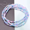 Mixed-Color Rondelle Glass Beads for Jewelry Making