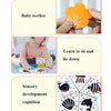 High-Contrast Tummy Time Pillow for Baby Sensory Development