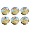A set of three adorable dumpling squishy stress balls with steamer baskets, featuring various cute animal designs.