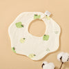 6-Layer Cotton Gauze Baby Bibs (3-Pack)