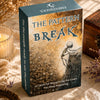 A box of The Pattern Break oracle card deck with a dark green cover featuring a silhouette and text on a textured background.