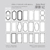 Pack of 40 sheets of Shadow Record vintage scrapbooking paper for journaling and crafts
