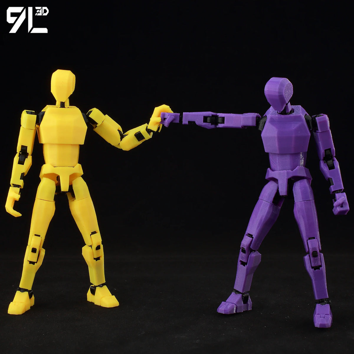Anime-Style Articulated Dummy Figure with Display Stand