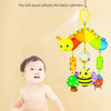 Rainbow Animal Plush Stroller Toy for Babies 0-3 Years