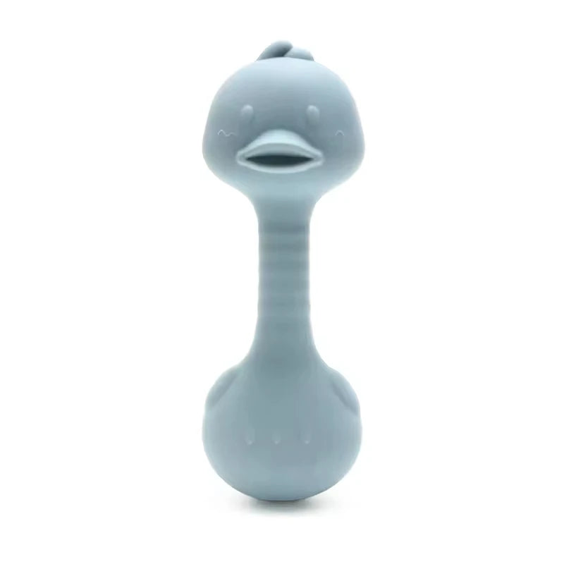 Rabbit Ear Silicone Baby Rattle & Teether Set