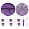 Rotating Diamond Painting Storage Tray with Divided Compartments