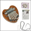 Mini 8-Key Kalimba Thumb Piano with Lanyard – Cute Totoro Design