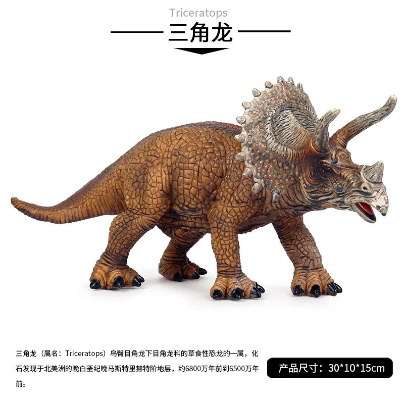 Realistic Dinosaur Figurine Collection for Imaginative Play