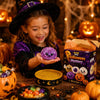 Halloween Mystery Squishy Fidget Toy — Glitter Pumpkin, Ghost & Skull Designs