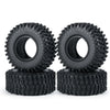 1.0" Mud Terrain Tires for 1/18 & 1/24 RC Crawlers (4-Pack)