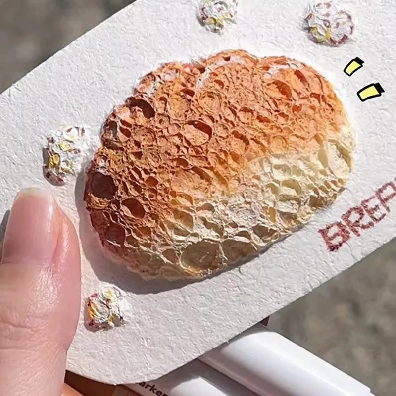 3D Puffy Foam Texture Painting Paper for Kids
