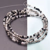 Mixed-Color Rondelle Glass Beads for Jewelry Making