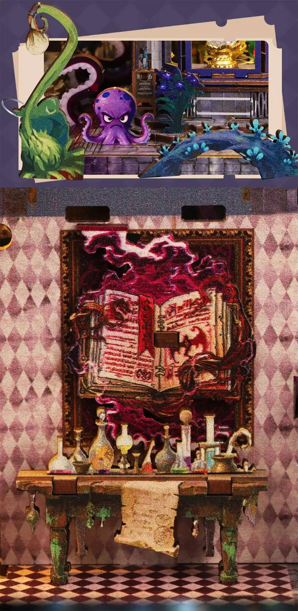 The Gate of Secret Realm Wooden Miniature House Kit
