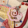 Calico Critters Heart Charm Keychain