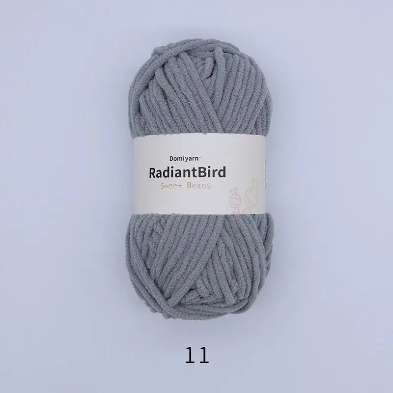 Soft Polyester Yarn for Knitting and Crochet