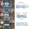 Adhesive Cabinet Locks for Baby Safety – Childproof Drawer and Cupboard Latches