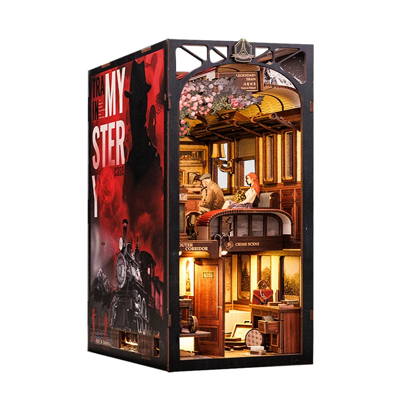 Eternal Bookstore DIY Book Nook Kit with LED Lighting