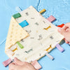 Baby Sensory Tag Comfort Blanket with Soft Cotton