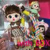 Coco Elegant Girl 13cm Articulated BJD Doll with Phone Lanyard & Replaceable Eyes