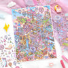 Kawaii Fantasy City 3D Sticker Sheet