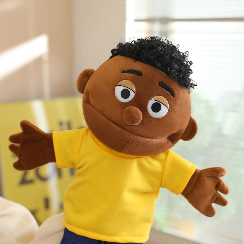 Soft Plush Family Hand Puppet Set for Storytelling and Play