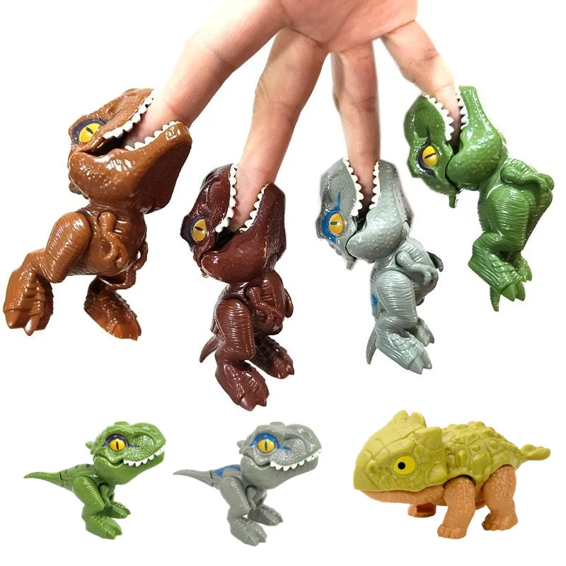 Finger Biting Dinosaur Toys – Interactive Jurassic Dino Playset for Kids