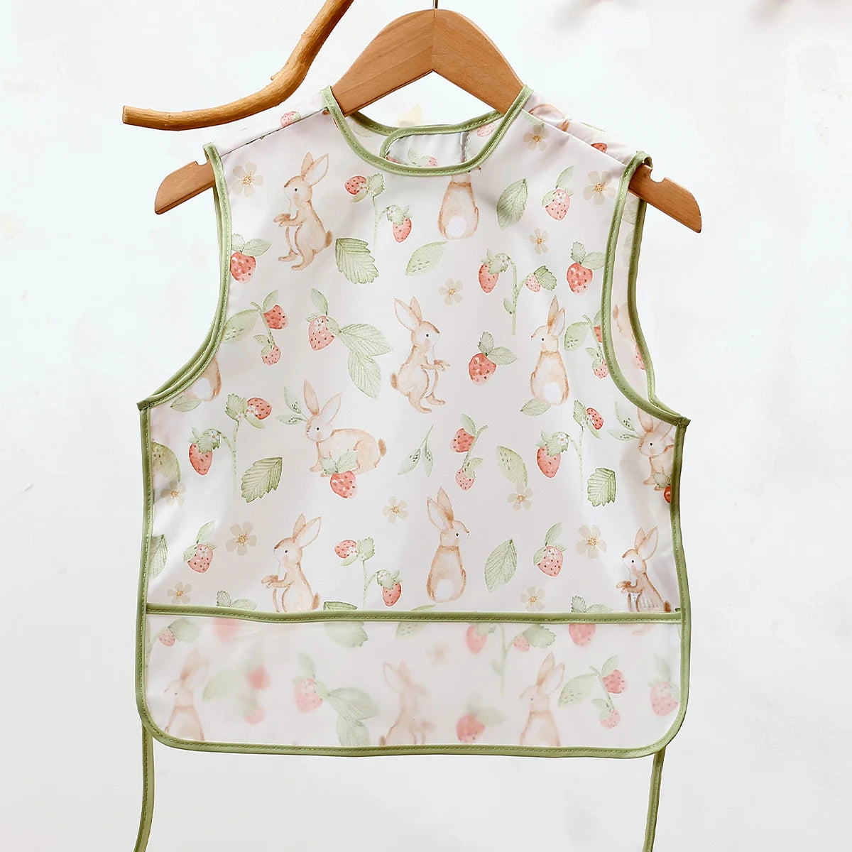 Waterproof Baby Full-Coverage Feeding Bib with Long Sleeves