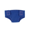 Blue soft doll underwear for 18-inch dolls