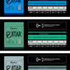 Orphee RX series electric guitar strings in various gauges and colors for different guitars