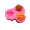 Three Rose Silicone Mold for DIY Crafts