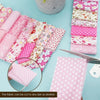 Pre-Cut Pink Cotton Jelly Rolls for Quilting & DIY Sewing