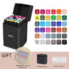 Dual-Tip Alcohol Art Markers – 168 Color Set for Illustration & Sketching