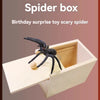 Wooden Spider Surprise Prank Box