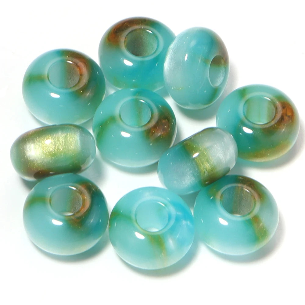 Colorful Resin Spacer Beads for Jewelry Making