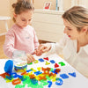 Montessori Light Table Sorting Blocks for Sensory Learning