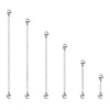 Stainless steel extension chains with lobster clasps for jewelry making