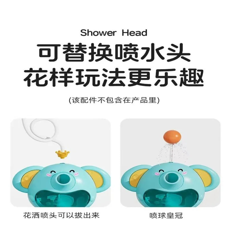 Elephant Bubble Blower Shower Toy for Kids