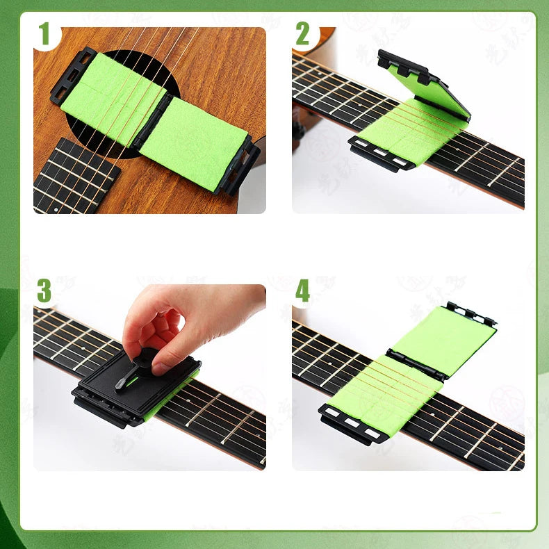 Guitar Fretboard Cleaning Kit with Microfiber Cloth