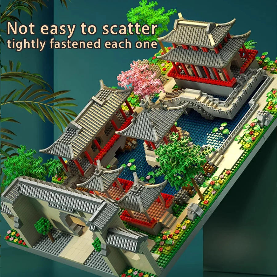 Classical Suzhou Garden Micro Building Blocks Set